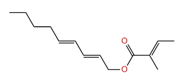 (E,E)-2,4-Nonadienyl (E)-2-methyl-2-butenoate